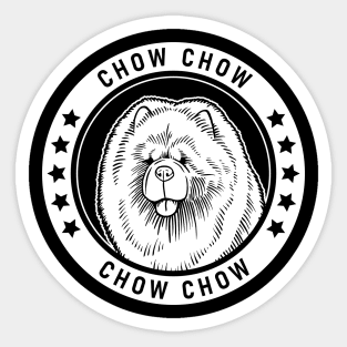 Chow Chow Fan Gift Sticker